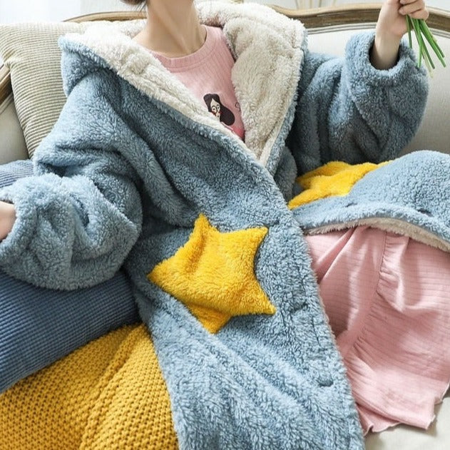 Peignoir en peluche