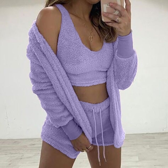 Ensemble en maille 3 pièces
