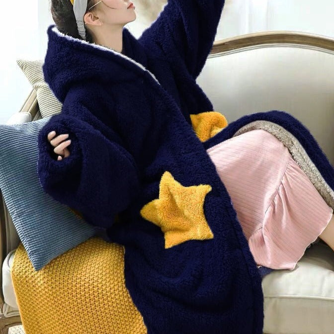 Peignoir en peluche
