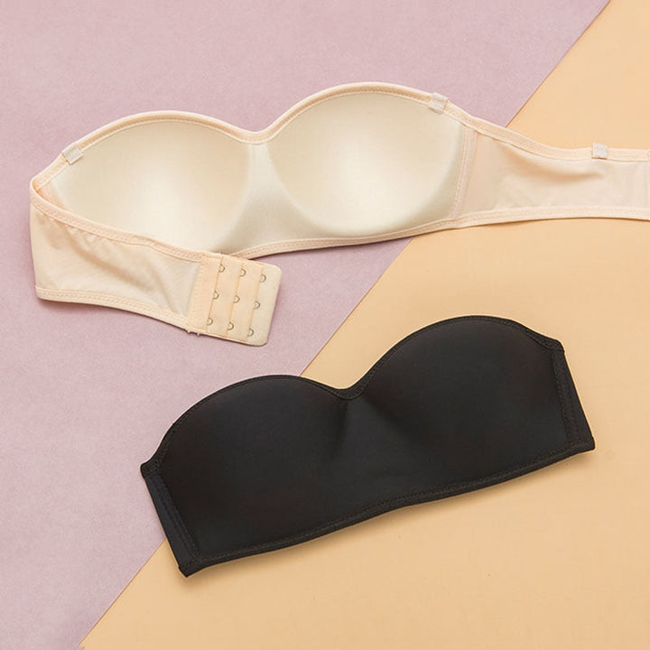 Soutien-gorge uni sans bretelles