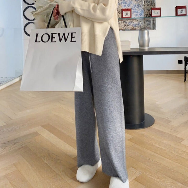 Pantalon ample coupe droite