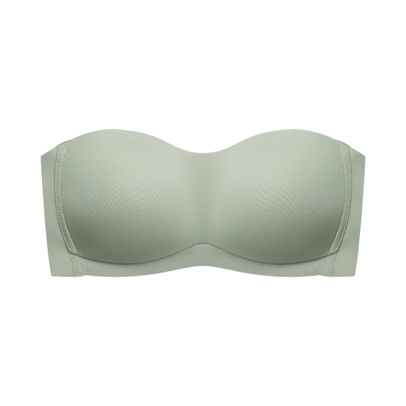 Soutien-gorge uni sans bretelles
