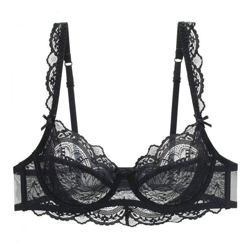 Soutien-gorge en dentelle à volants