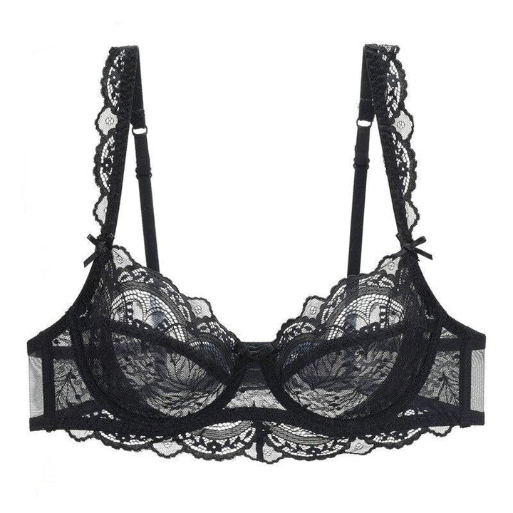 Soutien-gorge en dentelle à volants