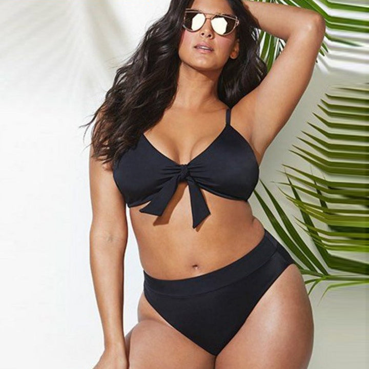 Maillot de bain 2 pièces à nœud