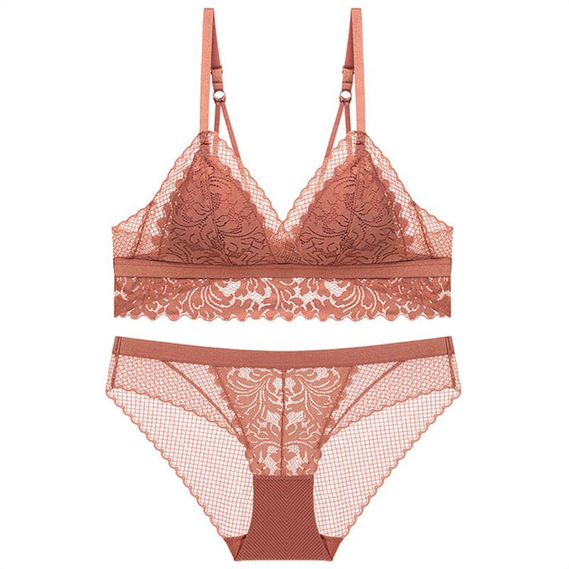 Ensemble de lingerie à dentelle décorative