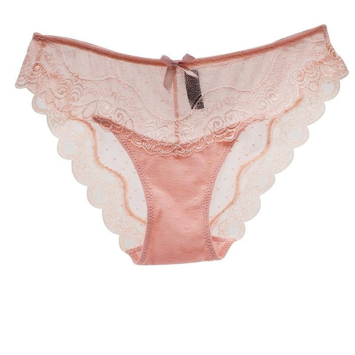 Culottes en dentelle à nœud