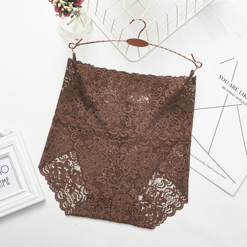 Culottes en dentelle taille haute