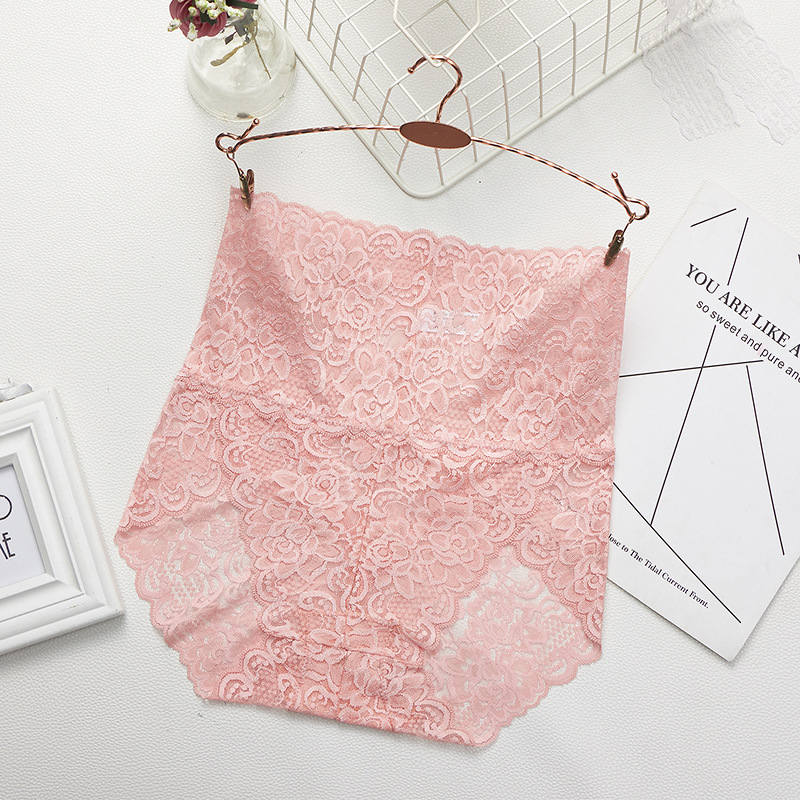 Culottes en dentelle taille haute