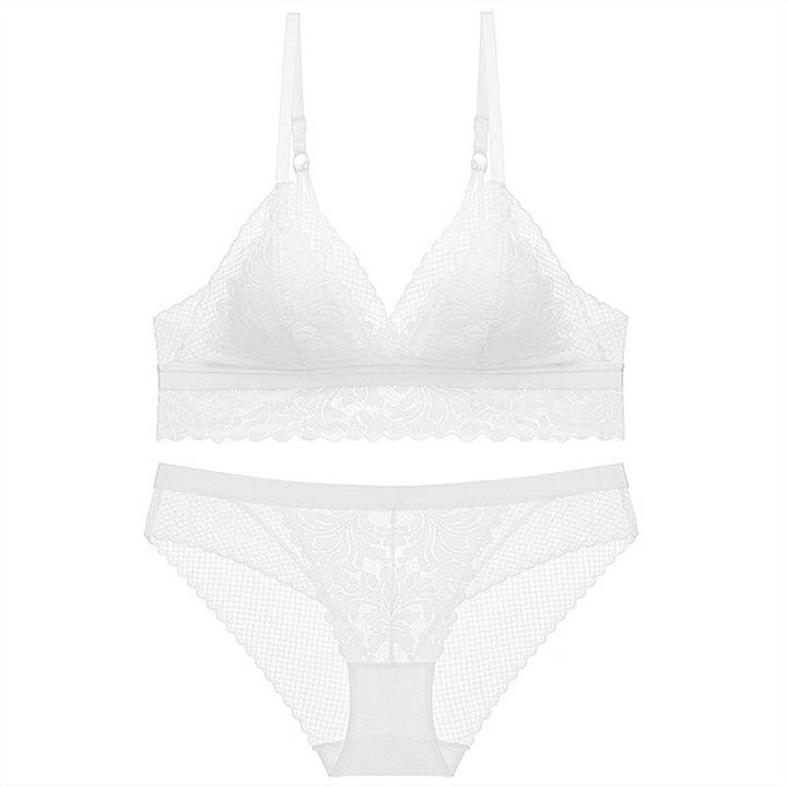 Ensemble de lingerie à dentelle décorative