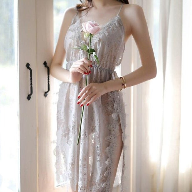 Chemise de nuit dos nu