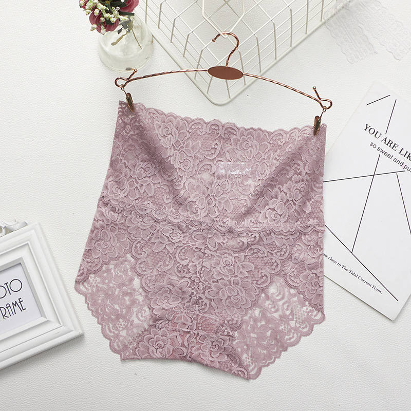Culottes en dentelle taille haute