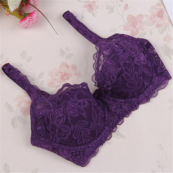 Soutien-gorge en dentelle à armatures