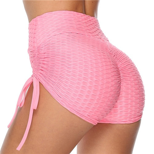 Shorts de sport femme à bord élastique