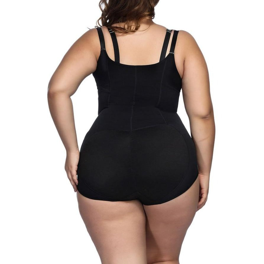 Lingerie sculptante grande taille avec fermeture éclair