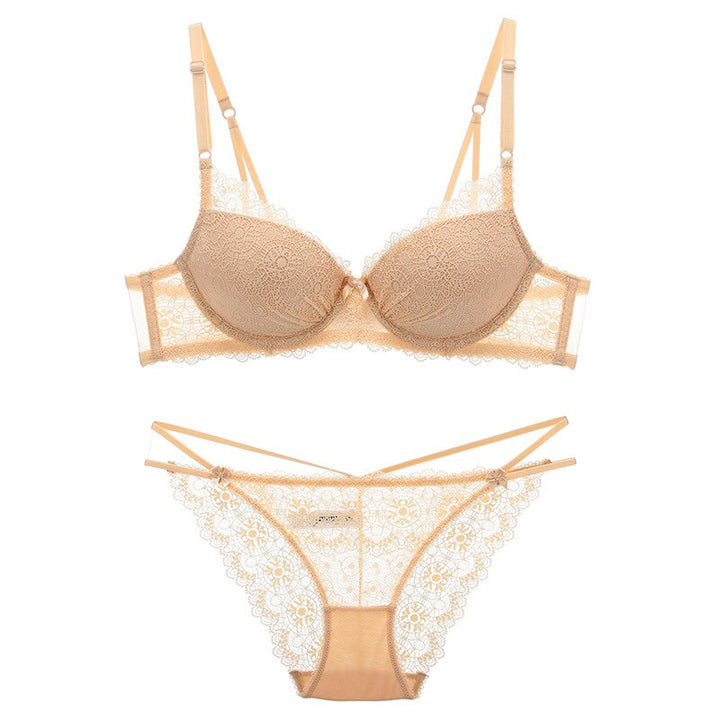 Ensemble de lingerie à finitions en dentelle