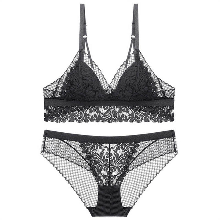 Ensemble de lingerie à dentelle décorative
