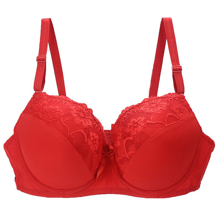 Soutien-gorge classique à dentelle élégante et bonnets renforcés