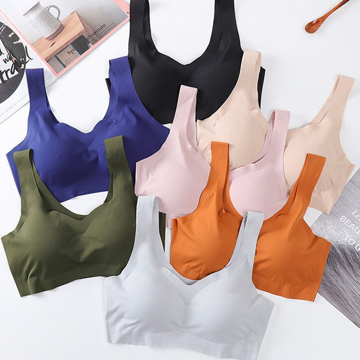 Soutien-gorge de sport sans coutures