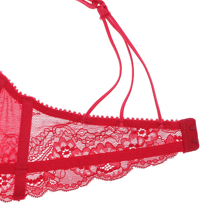 Ensemble de lingerie en dentelle 3 pièces