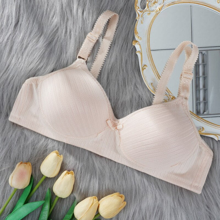 Soutien-gorge push-up à rayures décoratives