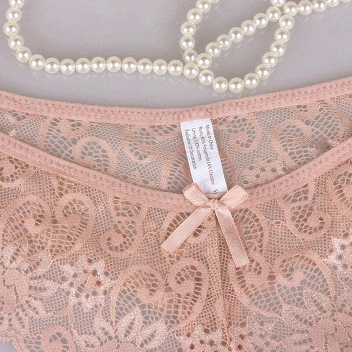 Strings en dentelle, lot de 3