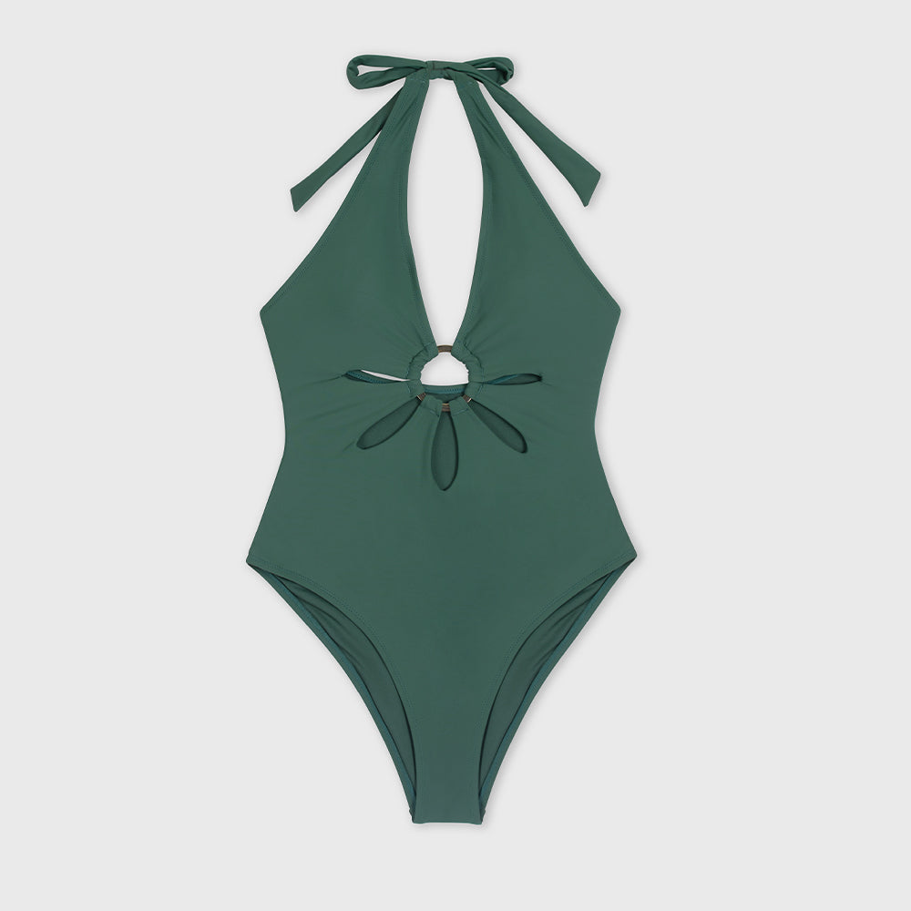 Maillot de bain une pièce à découpes