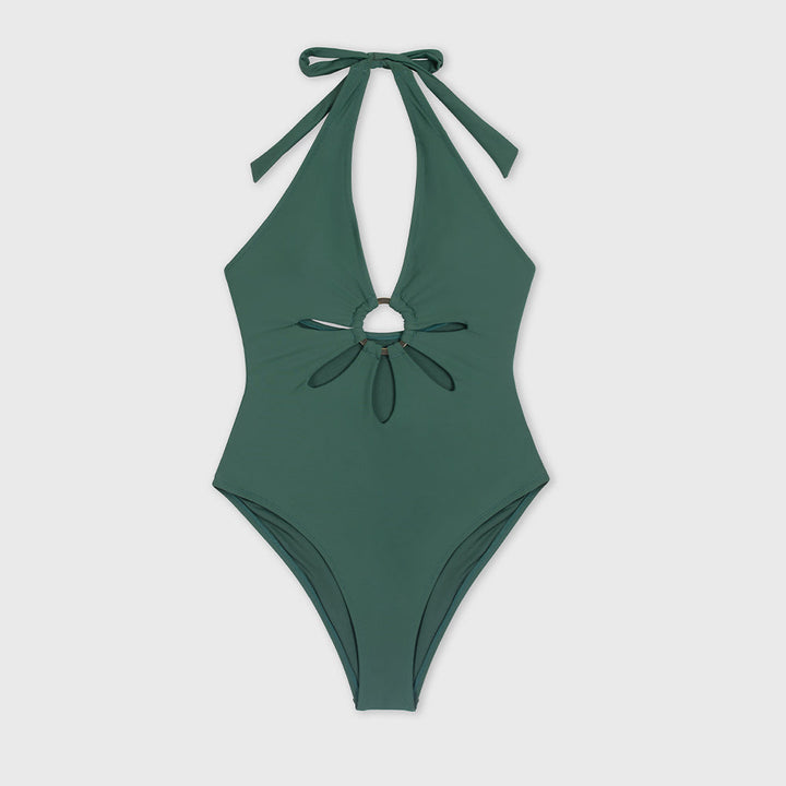 Maillot de bain une pièce à découpes