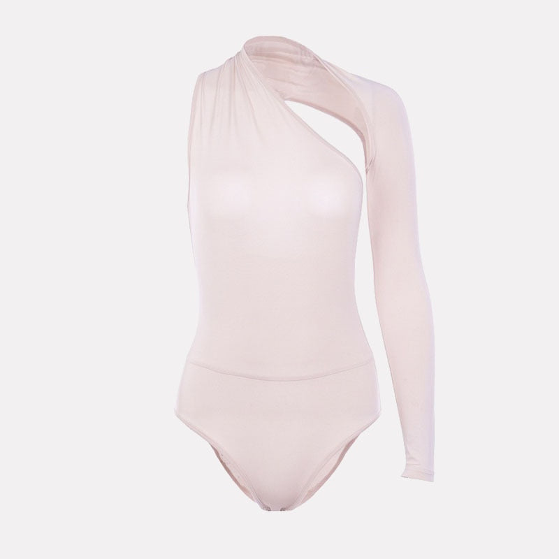 Body asymétrique à manches