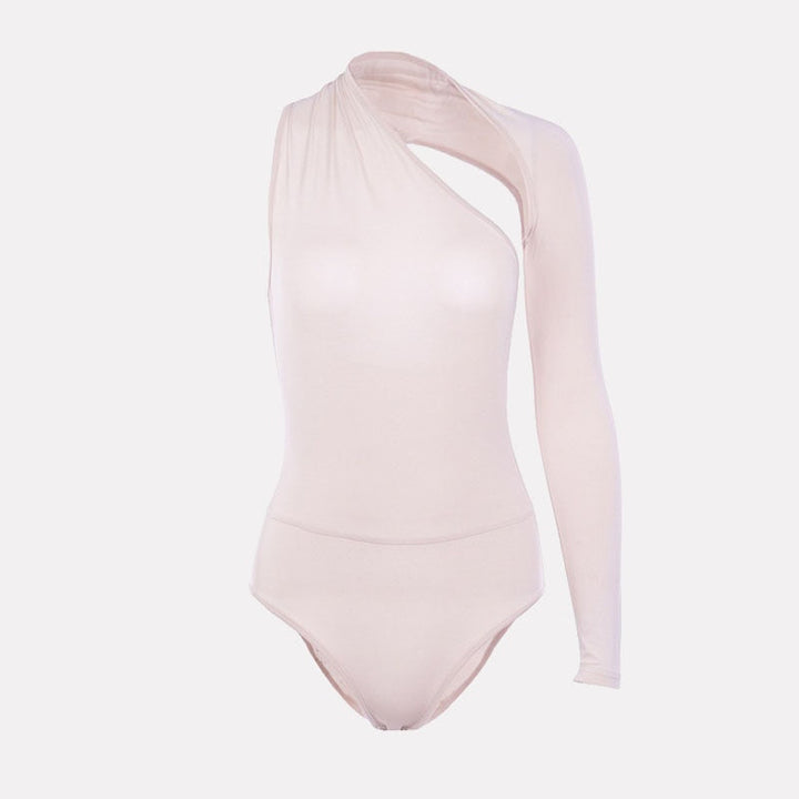 Body asymétrique à manches
