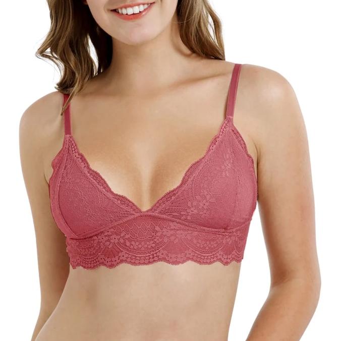 Soutien-gorge en dentelle sans armatures