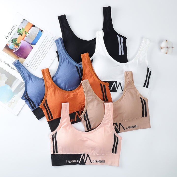 Soutien-gorge de sport à inscriptions