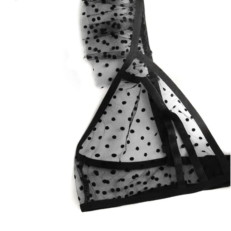 Ensemble de lingerie en résille