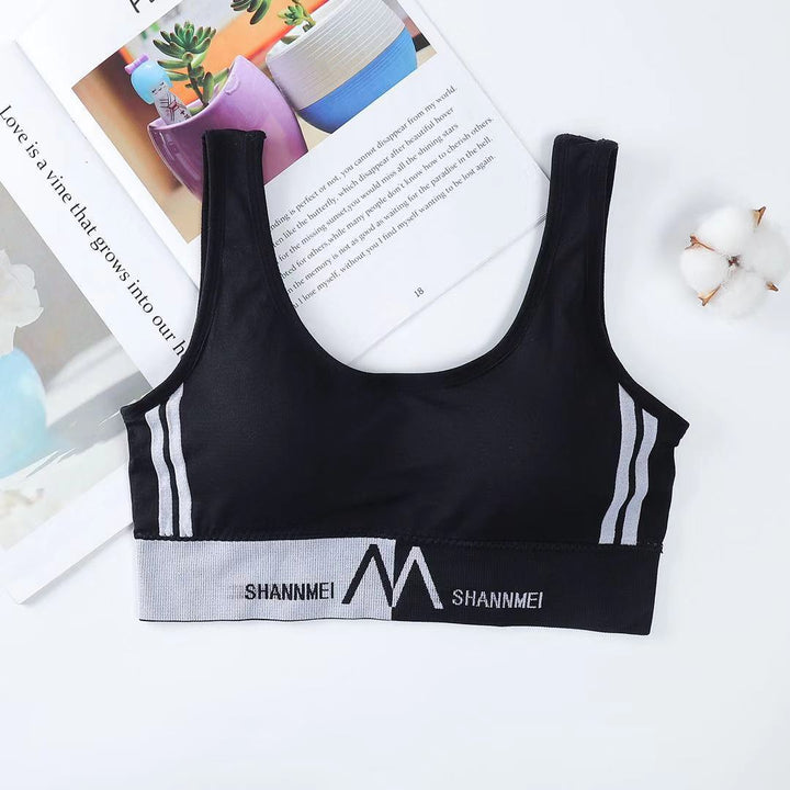 Soutien-gorge de sport à inscriptions