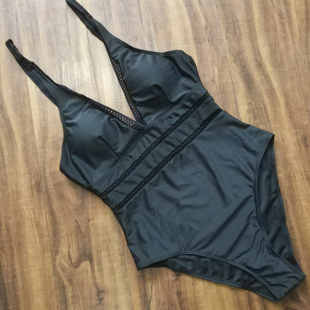Maillot de bain une pièce en résille