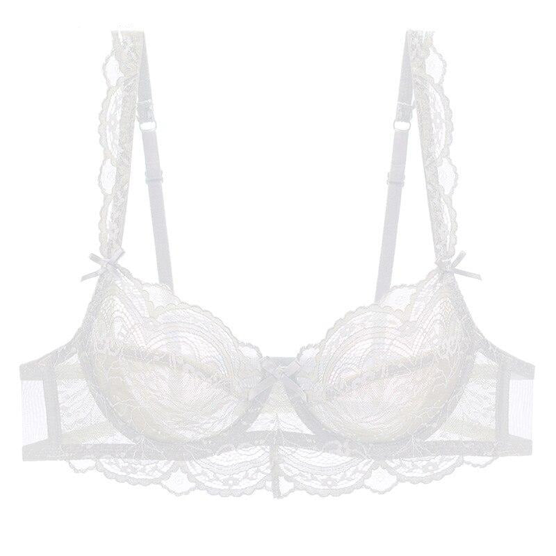 Soutien-gorge en dentelle à volants