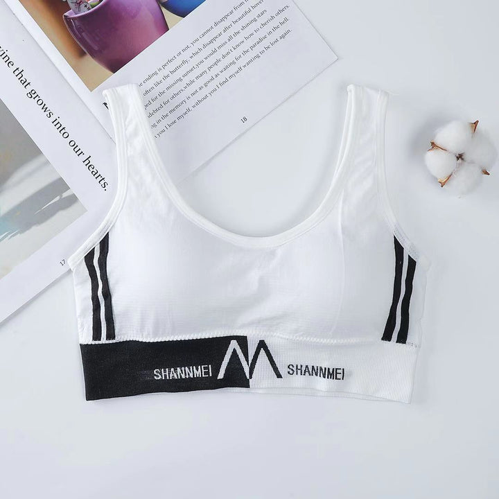 Soutien-gorge de sport à inscriptions