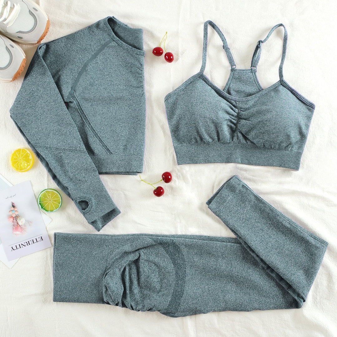 Ensemble de lingerie de sport 3 pièces