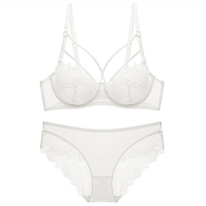 Ensemble de lingerie en dentelle à brides