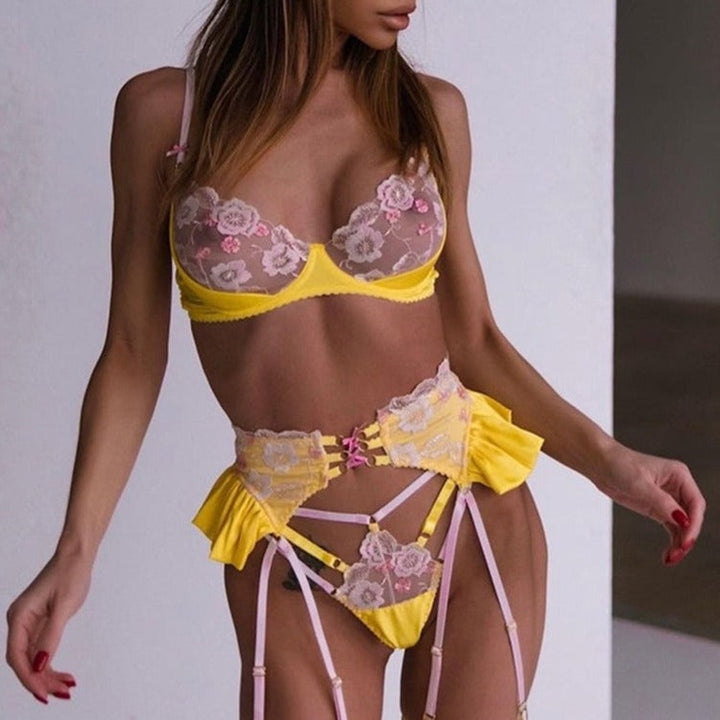 Ensemble de lingerie en satin