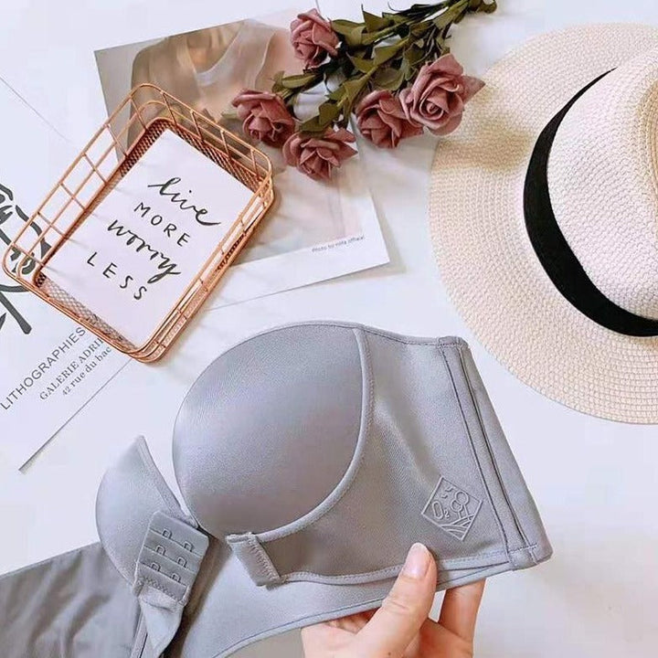 Soutien-gorge sans bretelles à double agrafage