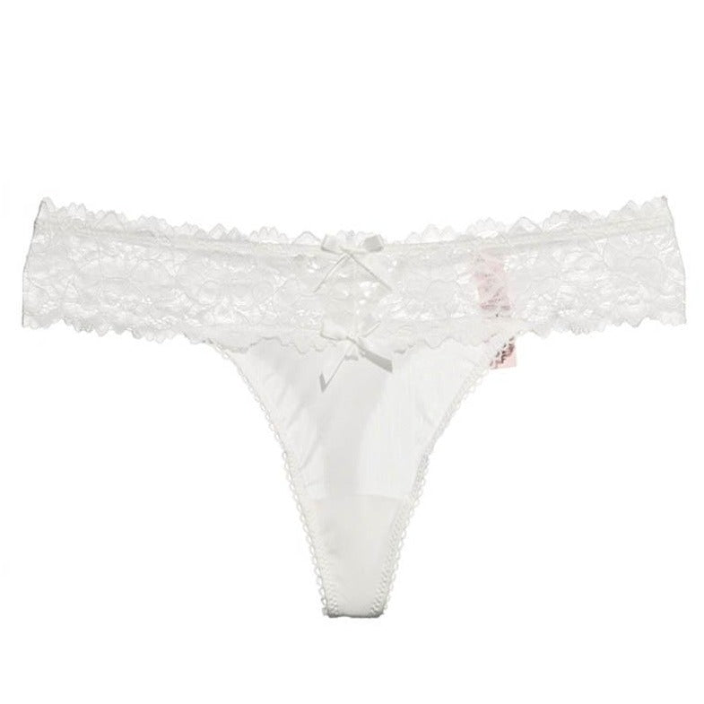 Strings en dentelle à nœuds