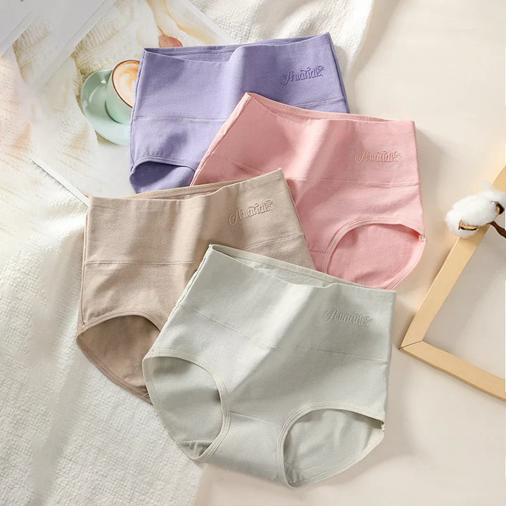 Lot de 4 culottes taille haute