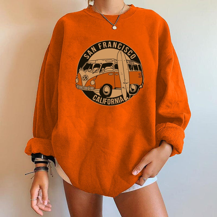 Sweat-shirt style oversize