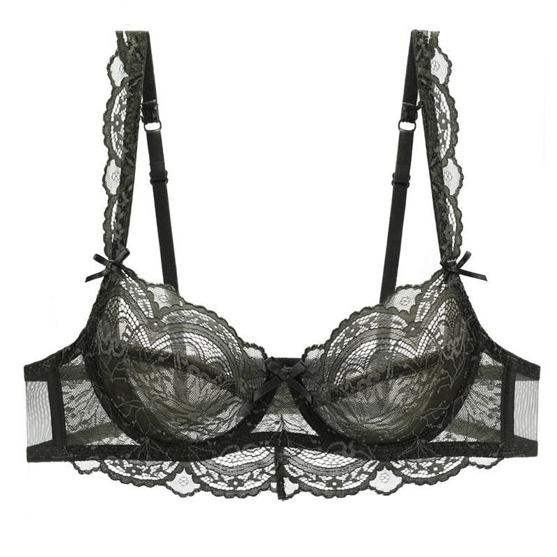 Soutien-gorge à armatures, dentelle raffinée et bretelles décoratives