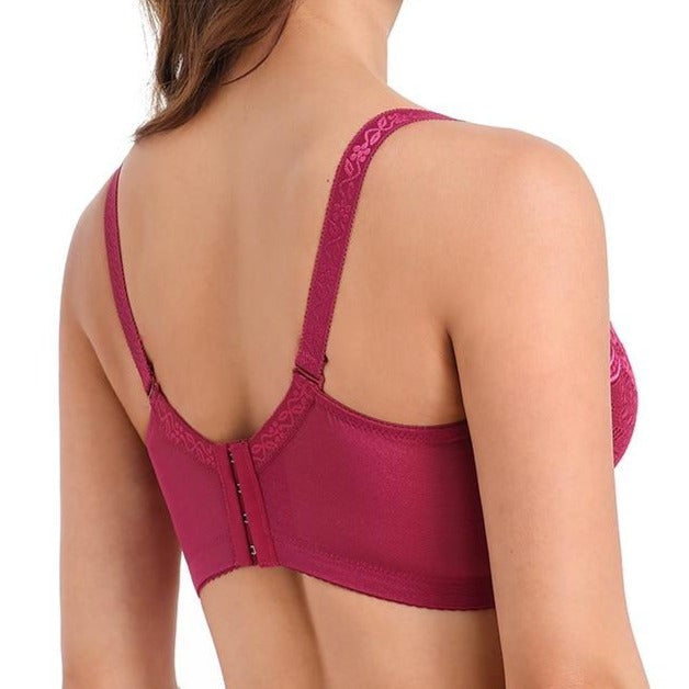 Soutien-gorge grande taille à zircon décoratif