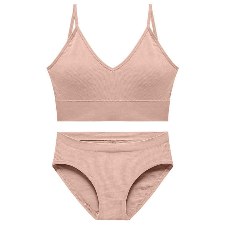 Ensemble de lingerie de sport sans coutures