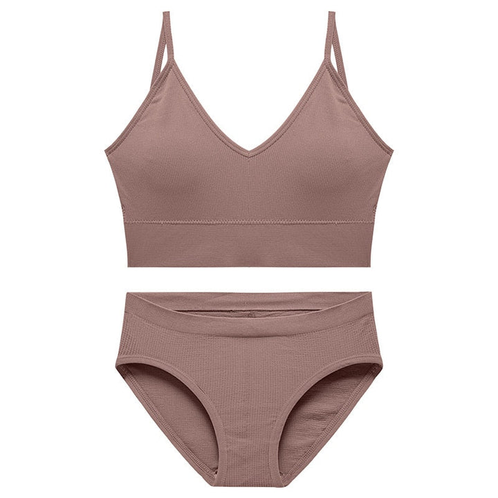 Ensemble de lingerie de sport sans coutures