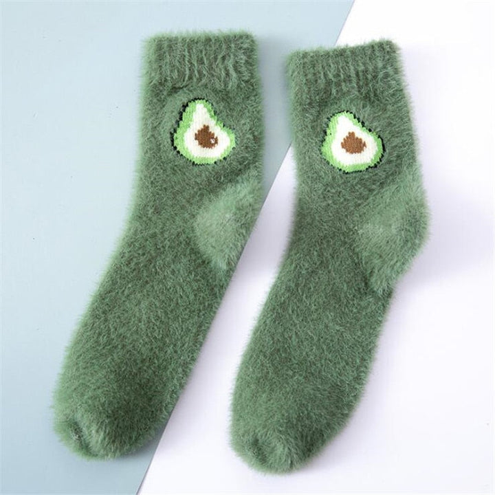 Chaussettes chaudes brodées