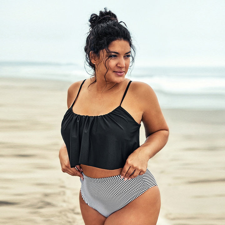 Maillot de bain 2 pièces avec top